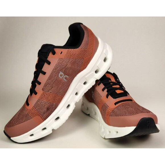 ON CLOUDGO Women's Mahogany Ivory Athletic Running Walking Sneaker Shoes Sz 9 - Picture 1 of 8
